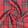 flanelle coton écossais rouge